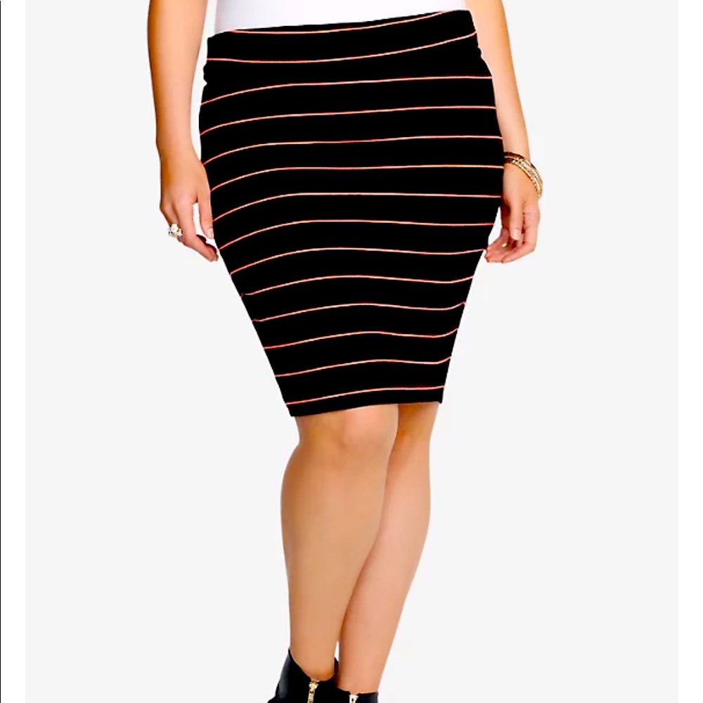 Striped Mini Skirt